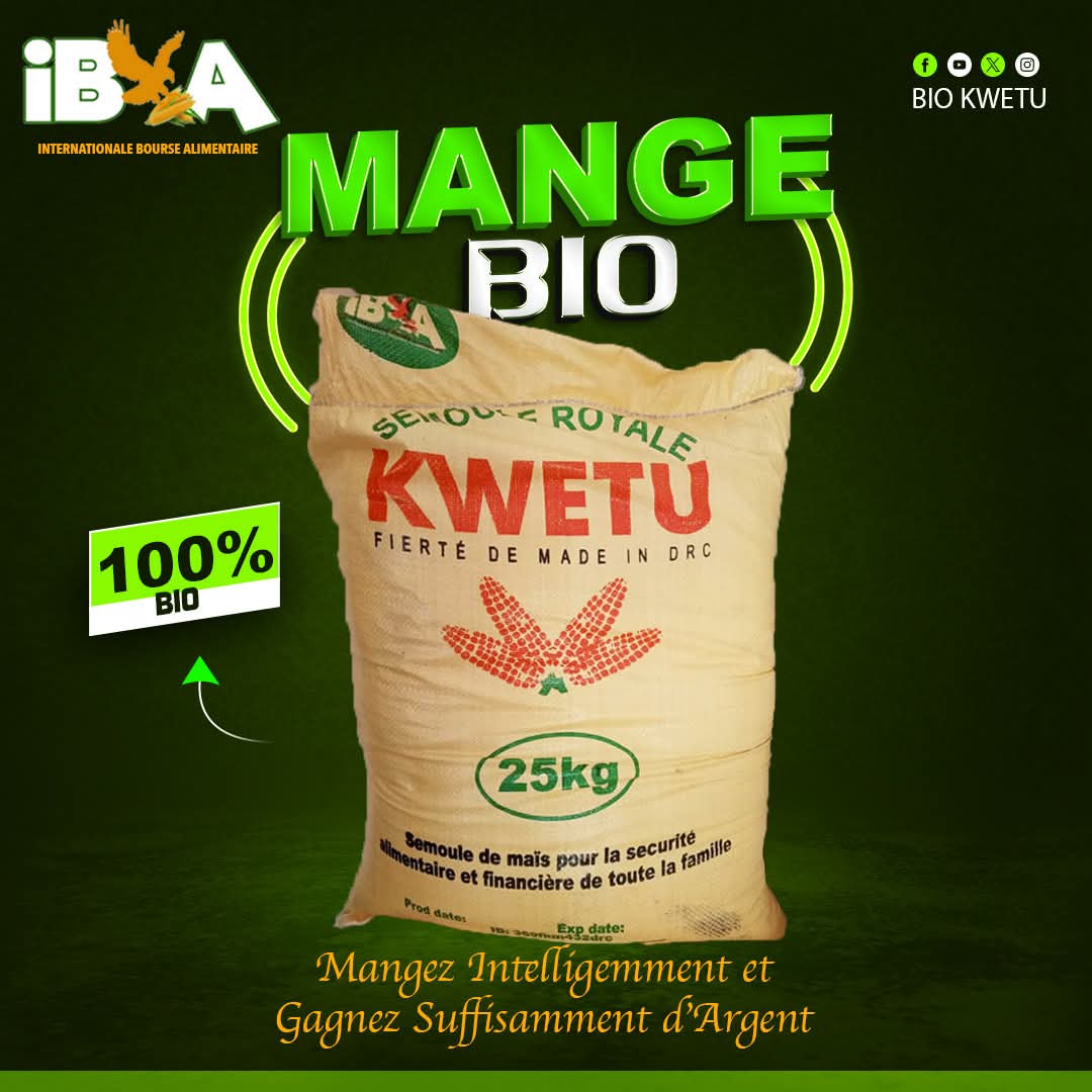 Semoule Bio Kwetu 25kg